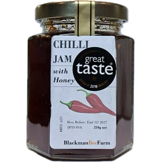 Honey and chilli jam, 210g jar
